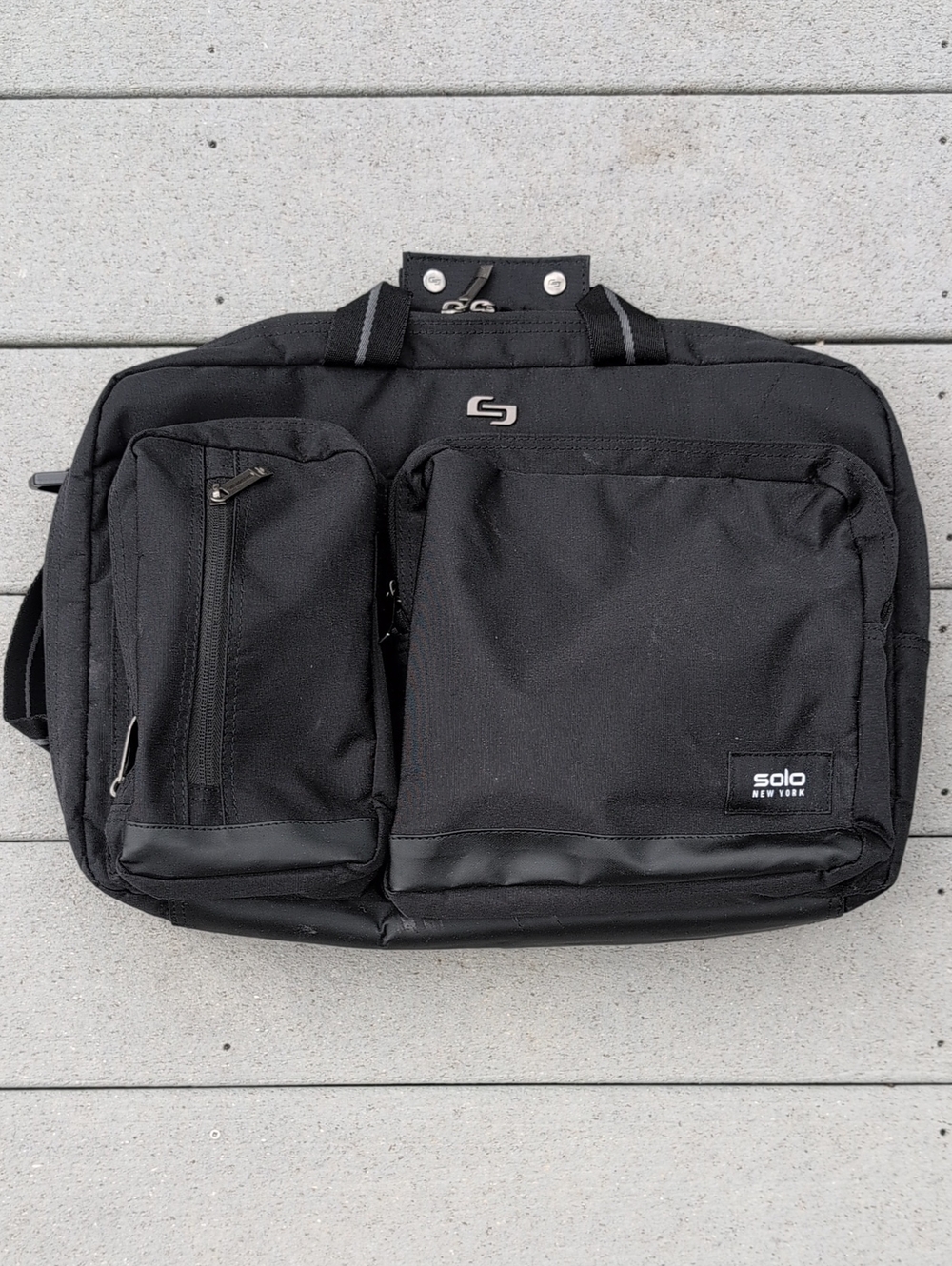 Solo New York Duane 16" Hybrid Laptop Bag | Convertible Backpack Briefcase Bag